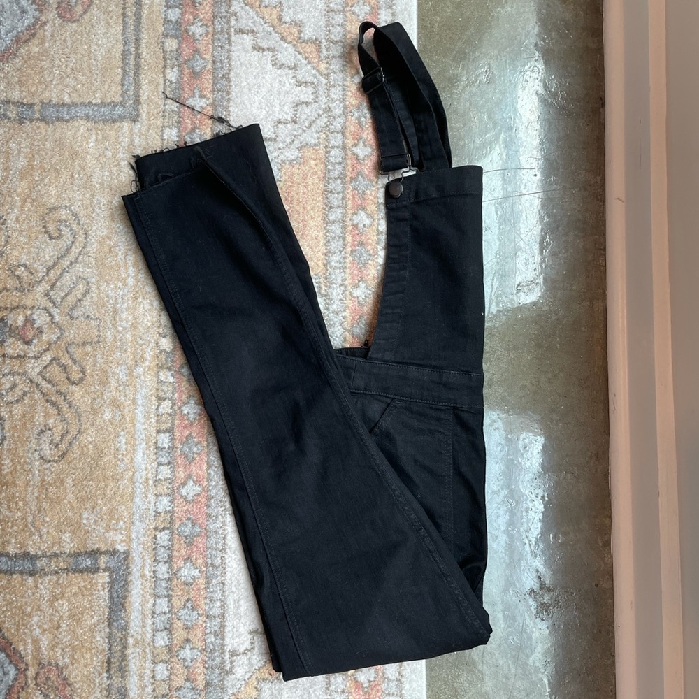 Madewell Black Overalls